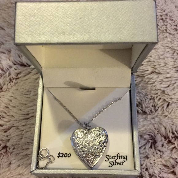 Macy's Jewelry - Heart locket- sterling silver